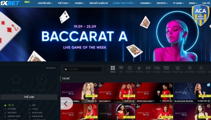 baccarat trực tuyến