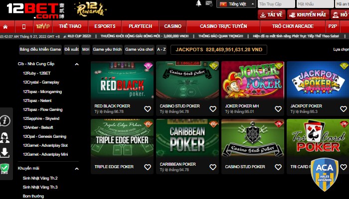 chơi poker online