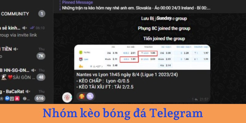 Soi kèo bóng đá Telegram chất lượng 